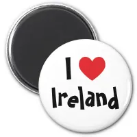 I Love Ireland Magnet