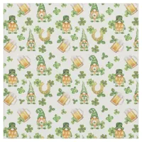 St. Patrick's Gnomes Fabric