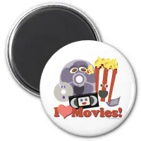 I Heart Movies! Magnet