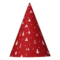 Christmas Trees and Snowflakes Party Hat