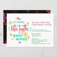 Always Better Together in Winter Weather Xmas, ZPR Invitation