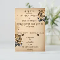 inspired by the elegance and grace of nature RSVP card