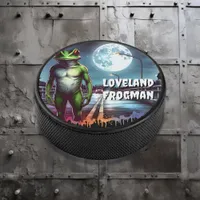 The Loveland Frogman | Ohio Cryptid Hockey Puck