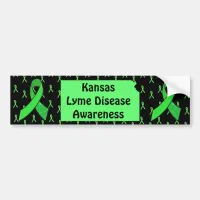 Lyme Disease Awareness IN Kansas Bumper Sticker