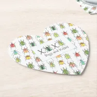 Cute Beetles Paper Coaster