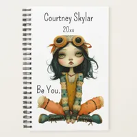 Be You Quirky Whimsical Woman, Change Name, Year Planner