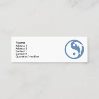 Dolphin Yin Yang Profile Card