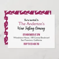 Wine Tasting Party Invitation