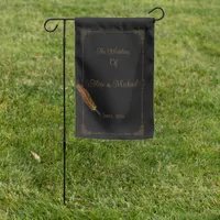 Nostalgic Vintage Romantic Wedding Fantasy  Garden Flag