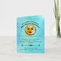 Over the Moon Baby Shower Celebration Invitation