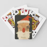 Shabby Santa Poker Cards