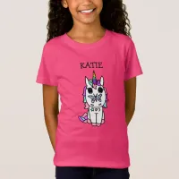 Personalized Unicorn with Butterfly on Nose Shirt