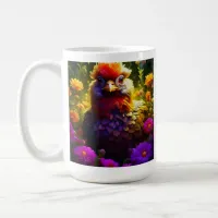 Eggsellent Vibes! | Pretty Colorful Chicken Art Coffee Mug