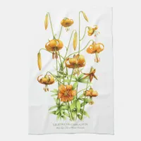 Wild Tiger Lilies Towel