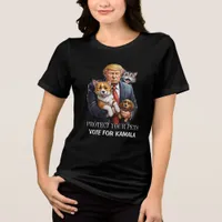 Protect your Pets | Vote for Kamala Tri-Blend Shirt