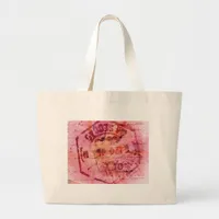 Pink Large Tote Bag