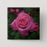 Pink Rose Button