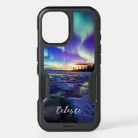 Aurora Borealis Iridescent Twilight iPhone 16 Case