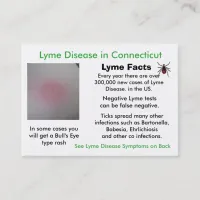 Lyme Disease in Connecticut Information Cards