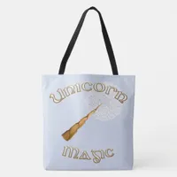 Unicorn Magic: The Golden Charm Tote Bag