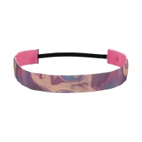 Purple and Colorful Swirling Watercolor Athletic Headband