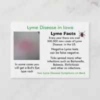 Lyme Disease in Iowa Information Cards