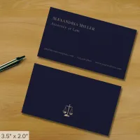 Minimal Attorney at Law Business Card