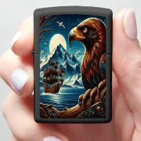 Eagle's Watch Over The Sea Zippo Lighter