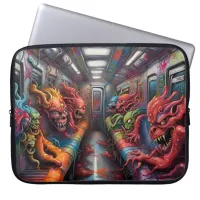 Train full of Demons and lost Souls Laptop Sleeve