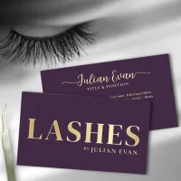 Lash Technician Business Cards