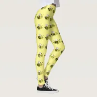 Yellow Honey Bee Leggings