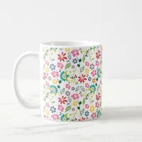 Colorful Tropical Spring Flowers Coffee Mug