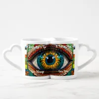 See Eye to Eye: Fun Cute  Coffee Mug Set