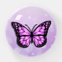 Pretty Purple Butterfly Paperweight