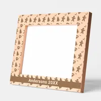 Gingerbread Man, Christmas Tree, Hearts, Name 10x8 Etched Frames