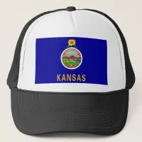Kansas State Flag Trucker Hat