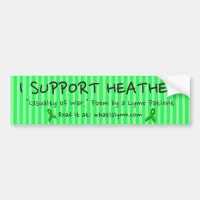 I Support Heather, Casualty of War Bumper Sticker