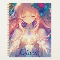 Magical Ethereal Anime Girl Personalized Planner