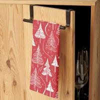 Red Christmas Pattern#6 ID1009 Kitchen Towel