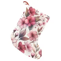 Cherry Blossom Small Christmas Stocking