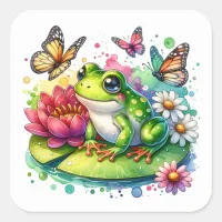 Frog on Lily Pad