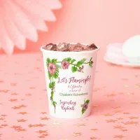 Tropical Paradise Floral Design Paper cup