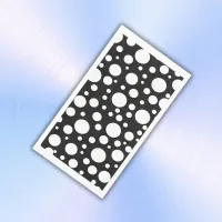 White Polka Dots on Black | Paper Guest Towels