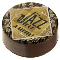 Art Deco Jazz It Up Horn New Year's Eve Party Chocolate Covered Oreo