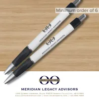 Company Name Address Contact Info with Custom Logo Pen