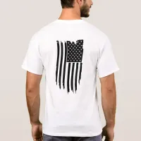 *~* Patriotic Grunge American - USA Flag Modern T-Shirt