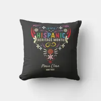 Hispanic Heritage Month Hispanic Americans Latino Throw Pillow