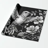 Cute Decorative Hummingbird  Wrapping Paper