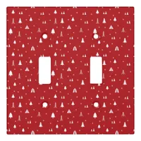 Christmas Trees and Snowflakes Light Switch Cover