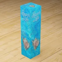 Conch Shell "Beach Life"  Wine Box